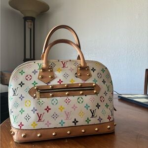 Louis Vuitton Monogram Multi Color Alma White ( MV6055)